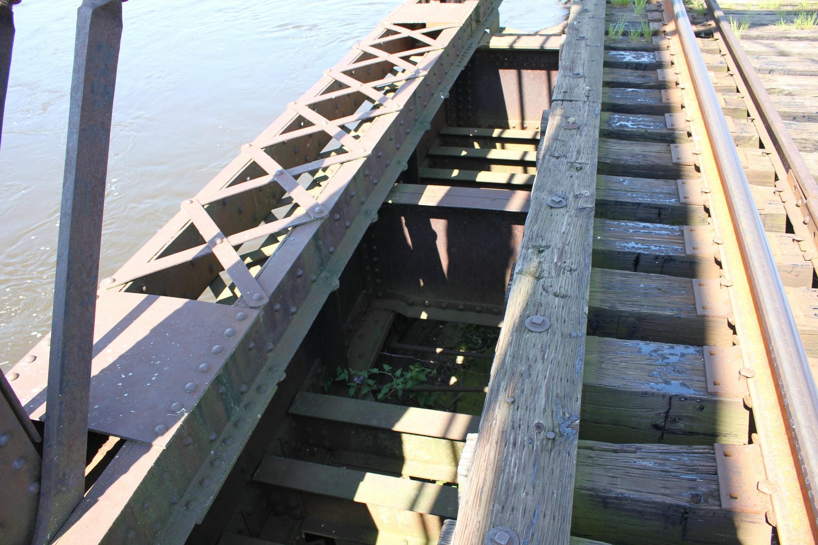 Bottom chord, swing span (span #8)